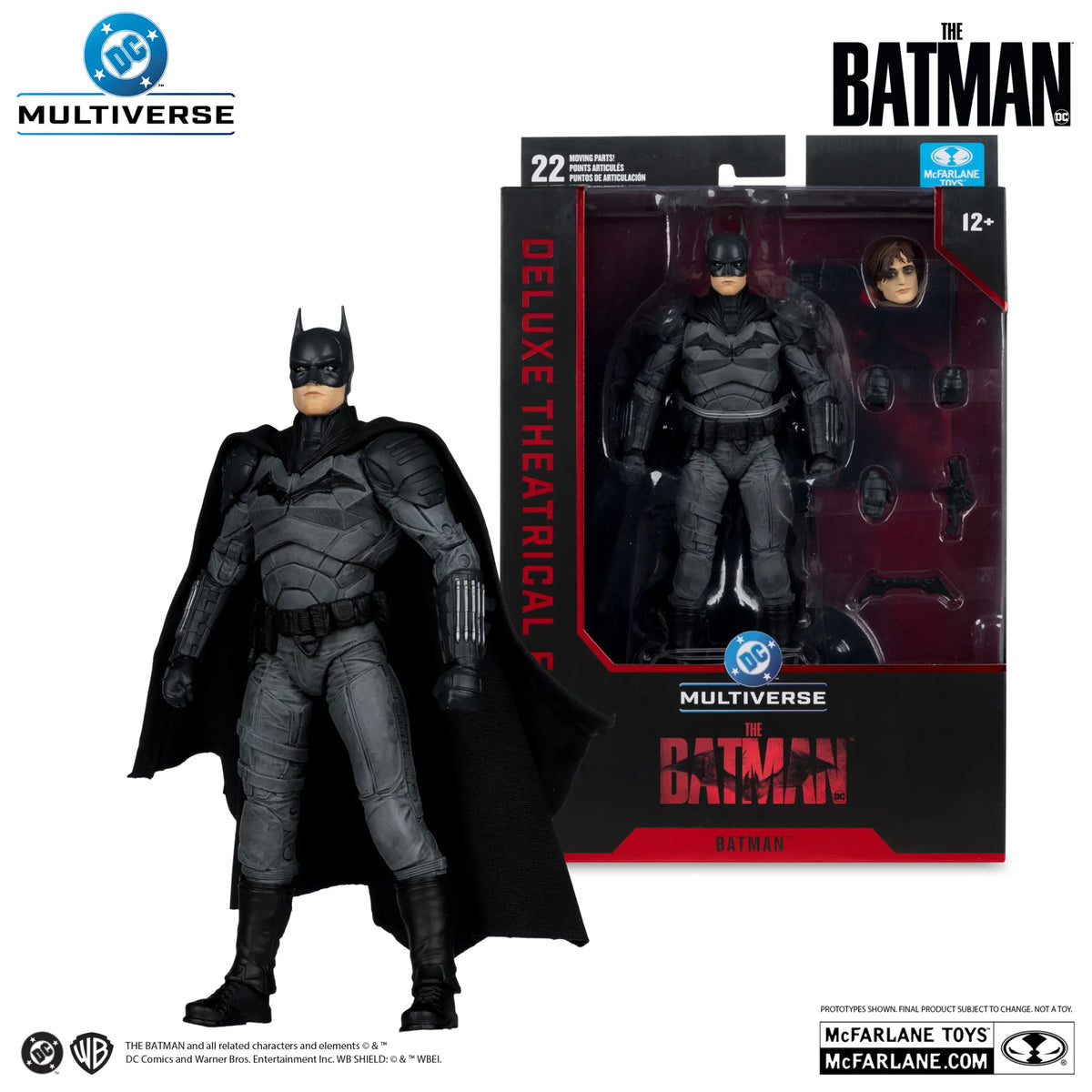 DC THEATRICAL DLX 7INCH WV5 BATMAN (BATMAN 2022) ACTION FIGURE