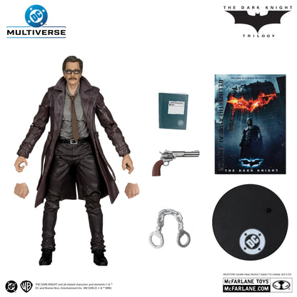 DC THEATRICAL DLX 7INCH WV5 COMMISSIONER GORDON DARK KNIGHT ACTION FIGURE