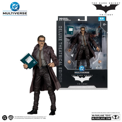 DC THEATRICAL DLX 7INCH WV5 COMMISSIONER GORDON DARK KNIGHT ACTION FIGURE