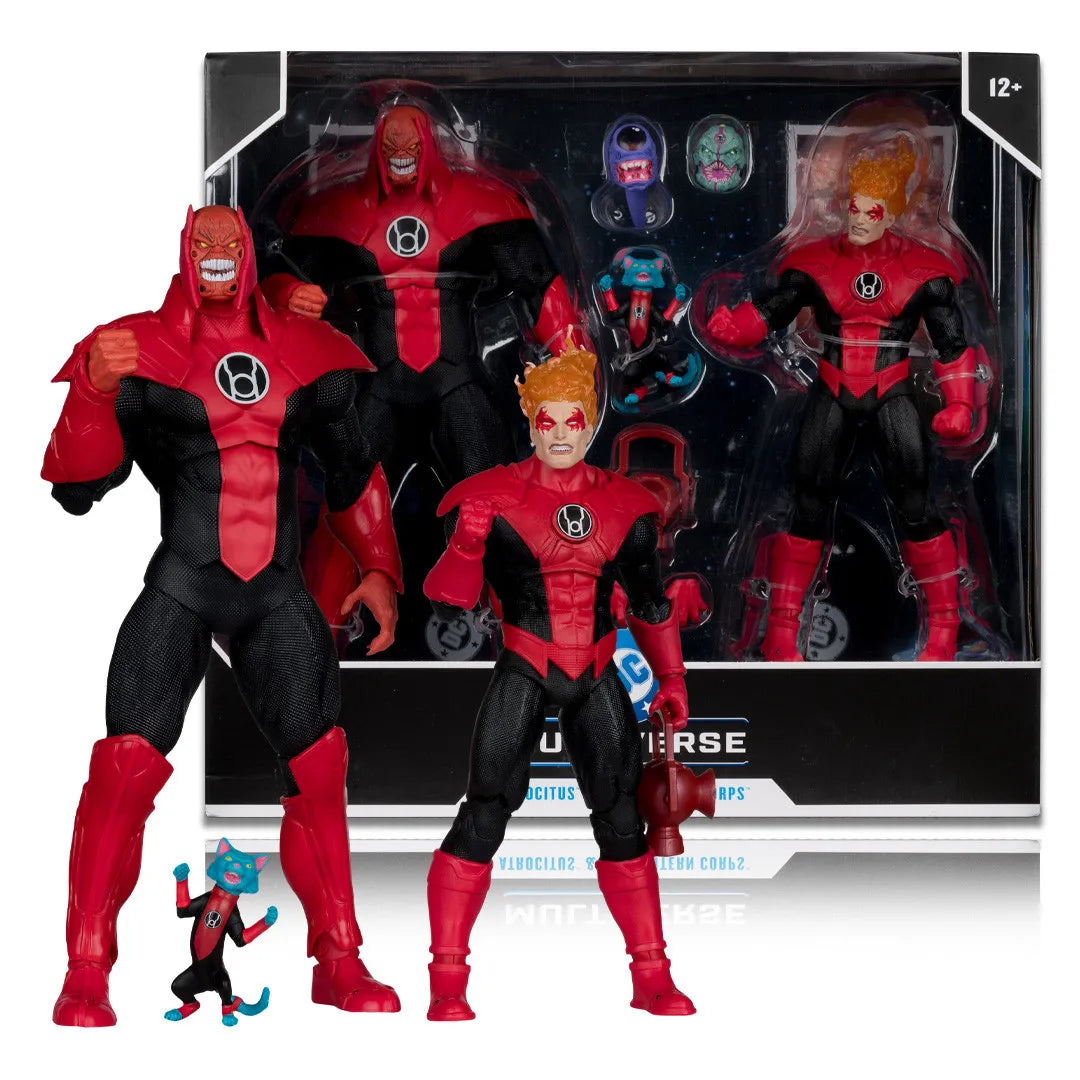 DC MULTIVERSE 7INCH + MEGAFIG ATROCITUS AND RED LANTERN CORPS ACTION FIGURE