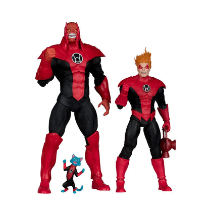DC MULTIVERSE 7INCH + MEGAFIG ATROCITUS AND RED LANTERN CORPS ACTION FIGURE
