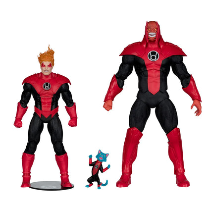 DC MULTIVERSE 7INCH + MEGAFIG ATROCITUS AND RED LANTERN CORPS ACTION FIGURE