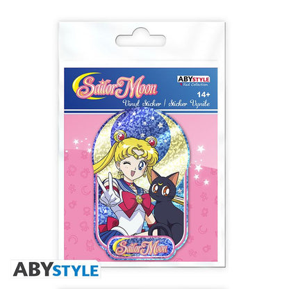 SAILOR MOON LUNA & SAILOR MOON VINYL STICKER