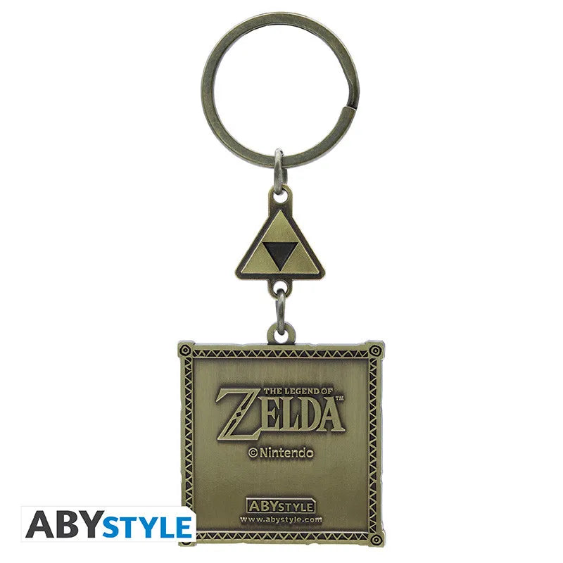 THE LEGEND OF ZELDA LINK & TRIFORCE KEYCHAIN