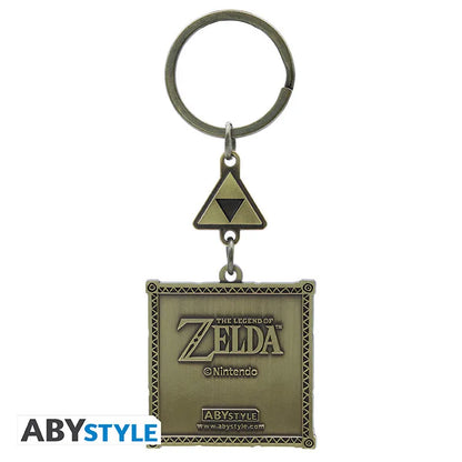 THE LEGEND OF ZELDA LINK & TRIFORCE KEYCHAIN