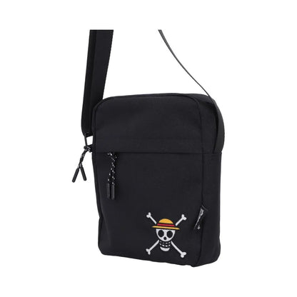 ONE PIECE LUFFY JOLLY ROGER CROSSBODY BAG (BLACK)
