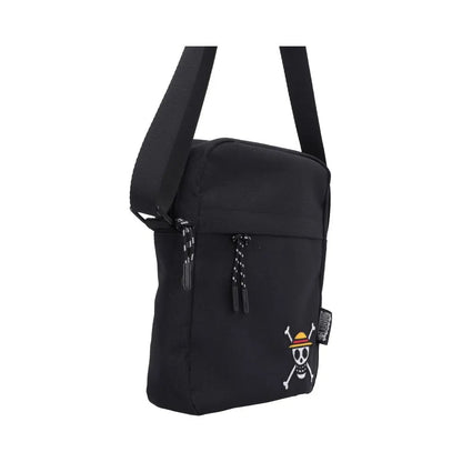 ONE PIECE LUFFY JOLLY ROGER CROSSBODY BAG (BLACK)