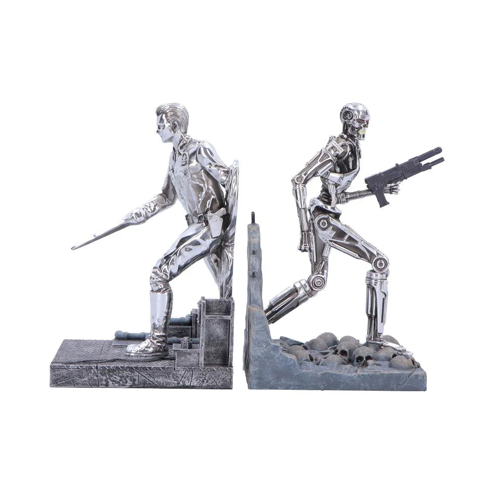TERMINATOR T-1000 VS T-800 BOOKENDS
