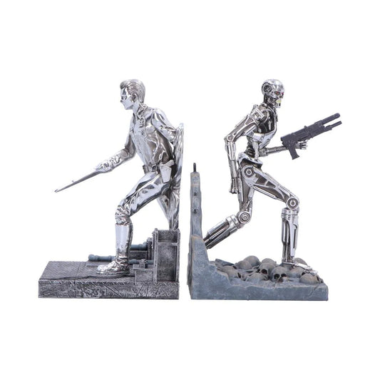 TERMINATOR T-1000 VS T-800 BOOKENDS