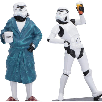 STORMTROOPER LIVING FOR THE WEEKEND FIGURINE SET (3X)