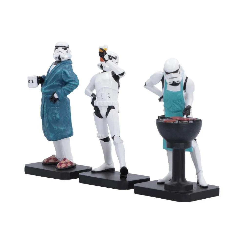 STORMTROOPER LIVING FOR THE WEEKEND FIGURINE SET (3X)