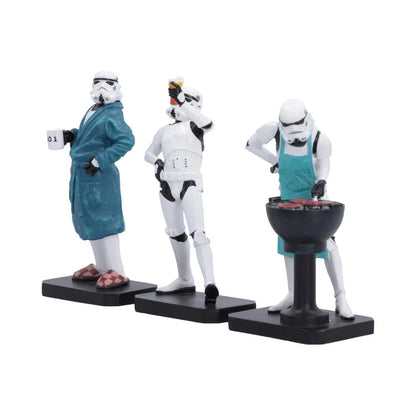 STORMTROOPER LIVING FOR THE WEEKEND FIGURINE SET (3X)