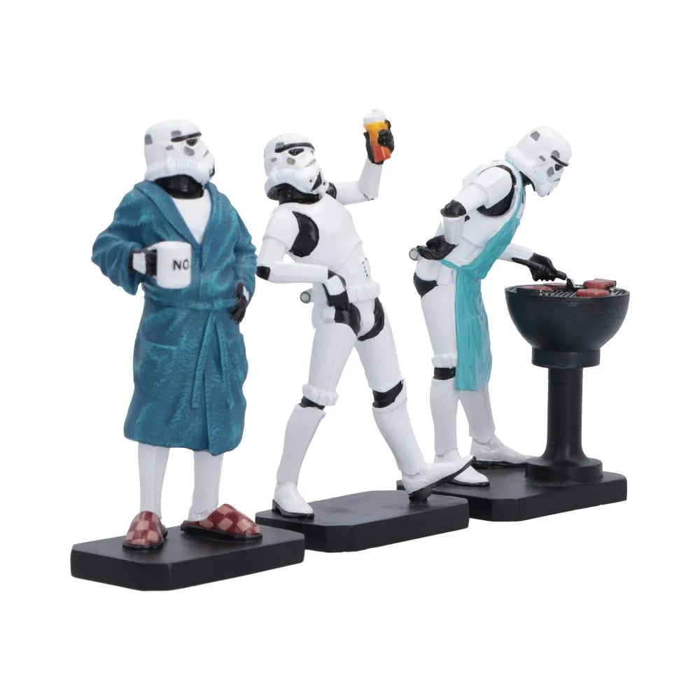STORMTROOPER LIVING FOR THE WEEKEND FIGURINE SET (3X)