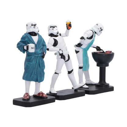 STORMTROOPER LIVING FOR THE WEEKEND FIGURINE SET (3X)