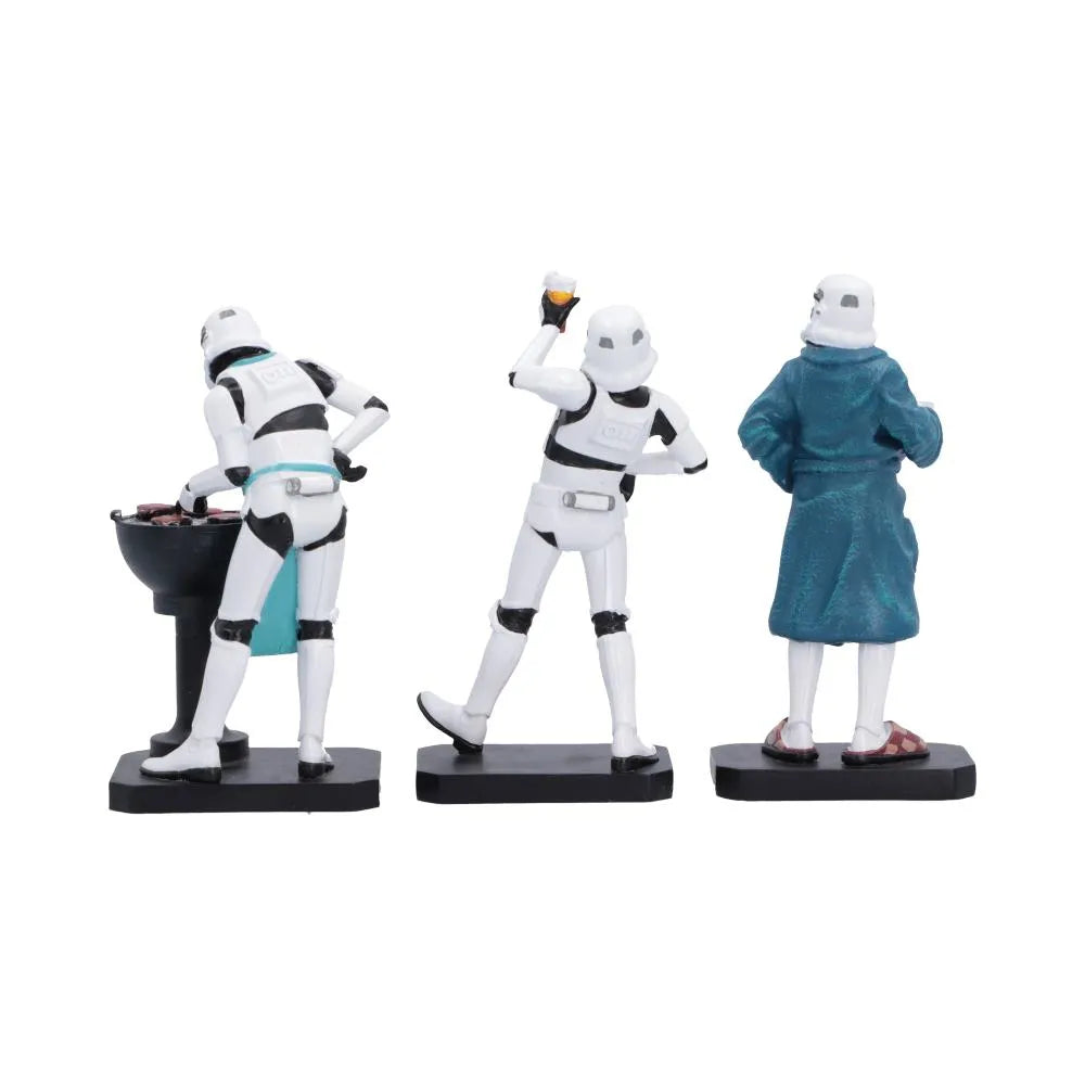 STORMTROOPER LIVING FOR THE WEEKEND FIGURINE SET (3X)