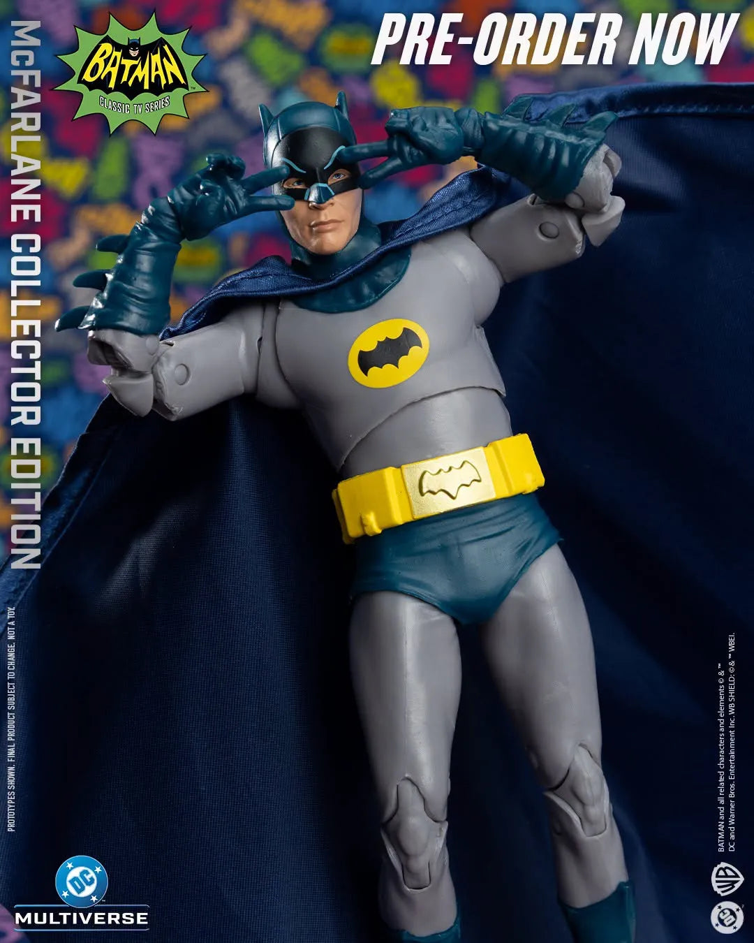 DC MCFARLANE COLLECTOR ED BATMAN 1966 BATMAN AND ROBIN 2‑PK ACTION FIGURE