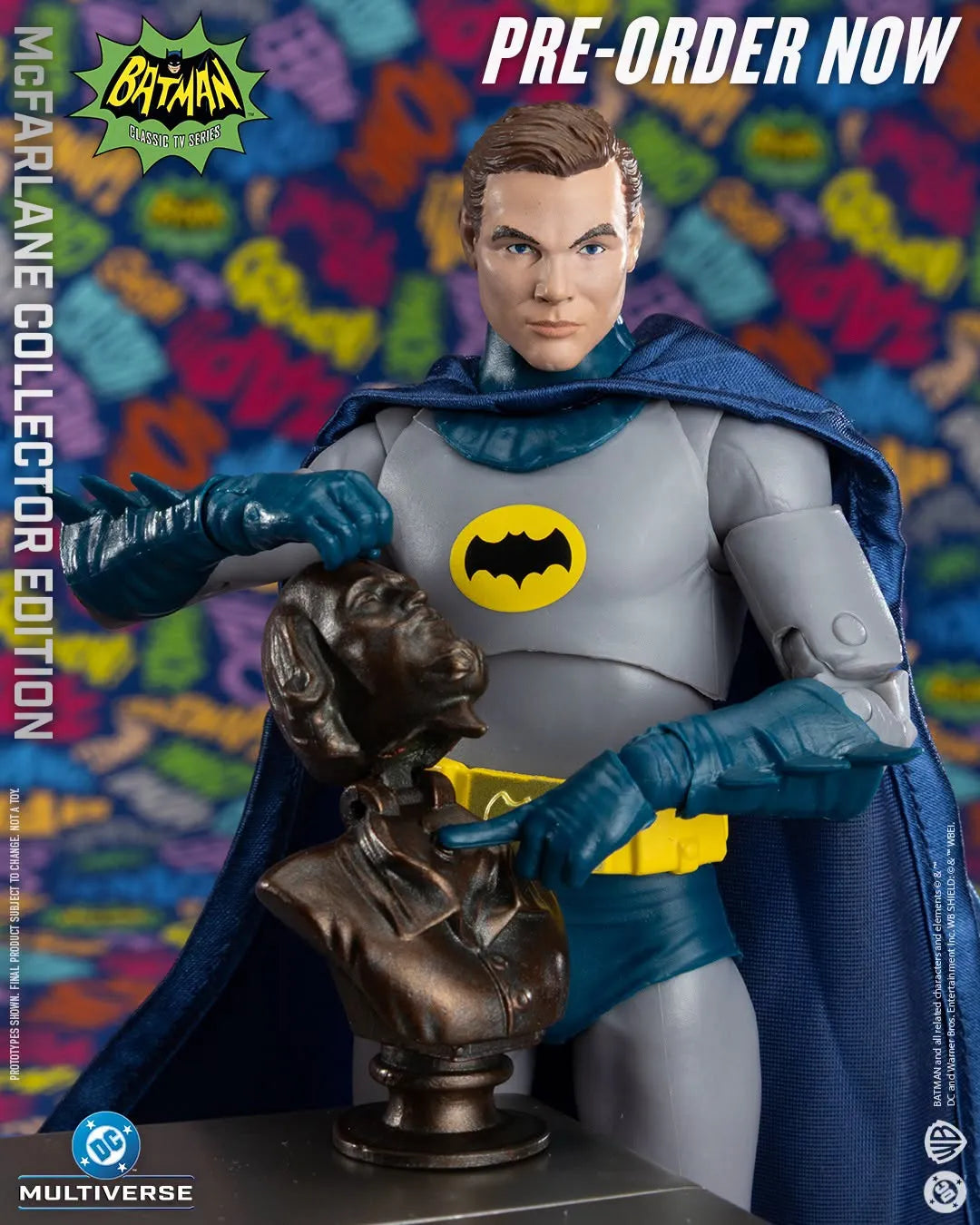 DC MCFARLANE COLLECTOR ED BATMAN 1966 BATMAN AND ROBIN 2‑PK ACTION FIGURE