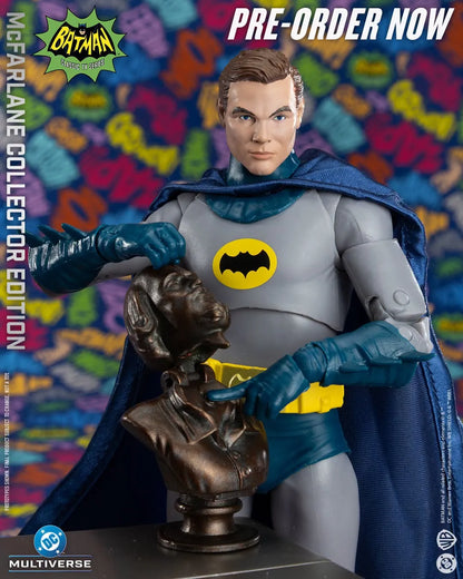 DC MCFARLANE COLLECTOR ED BATMAN 1966 BATMAN AND ROBIN 2‑PK ACTION FIGURE