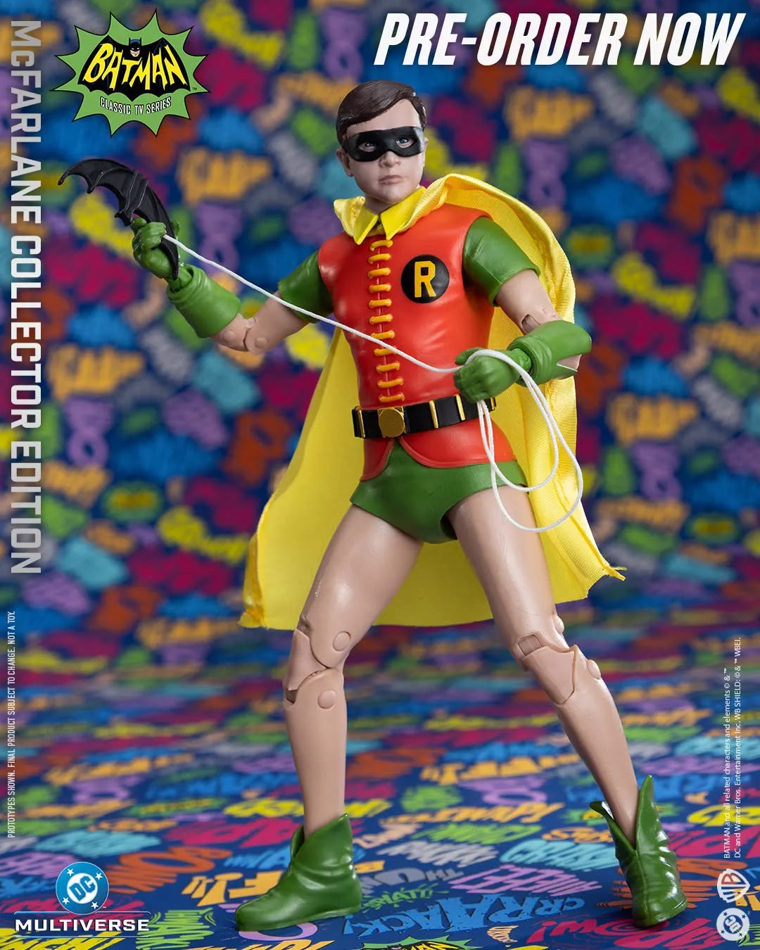 DC MCFARLANE COLLECTOR ED BATMAN 1966 BATMAN AND ROBIN 2‑PK ACTION FIGURE