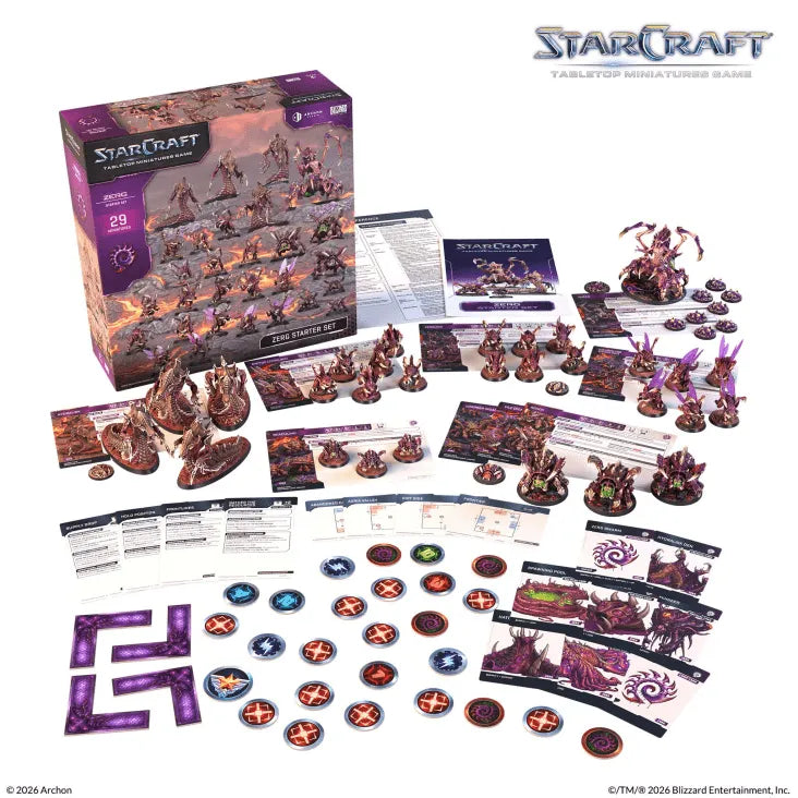 STARCRAFT ZERG STARTER SET