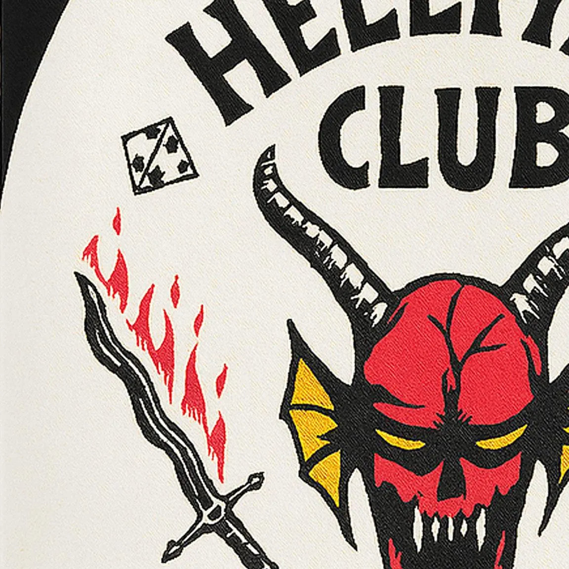 STRANGER THINGS HELLFIRE CLUB TOTE BAG