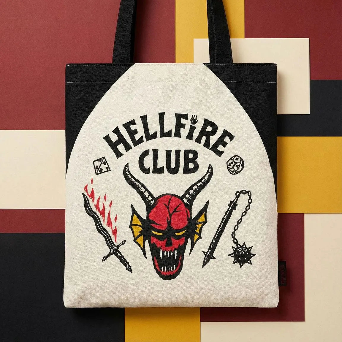STRANGER THINGS HELLFIRE CLUB TOTE BAG