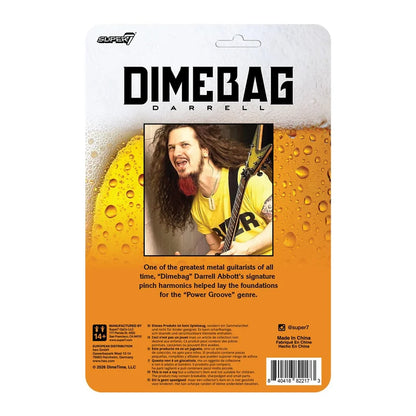 DIMEBAG DARRELL BEER SHIRT REACTION FIGURE