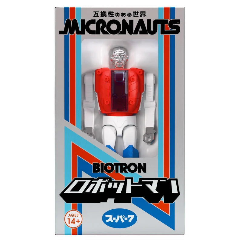 MICRONAUTS W05 BIOTRON SDCC/JAPANESE BOX  REACTION+ FIGURE