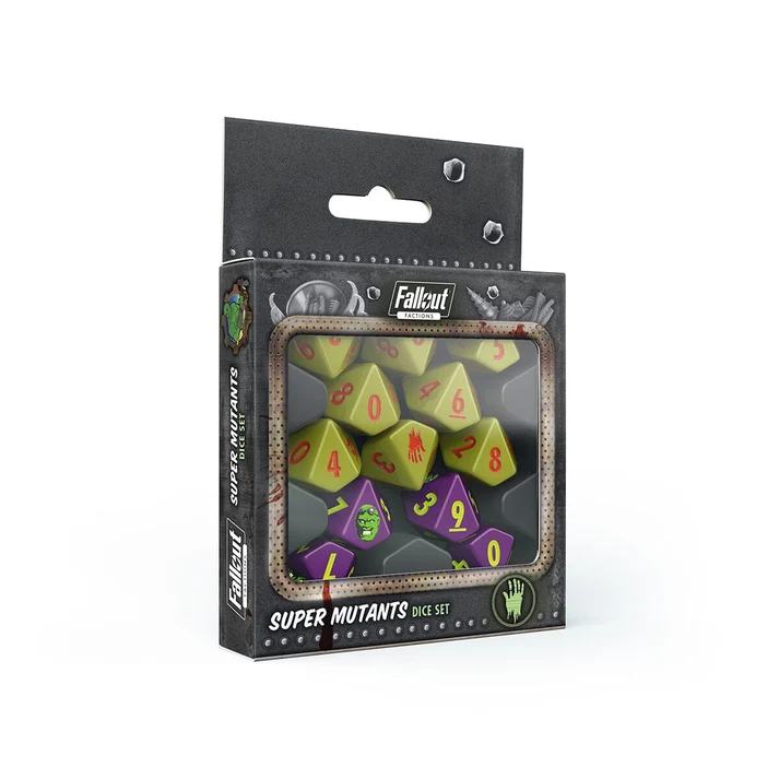 FALLOUT FACTIONS SUPER MUTANTS DICE SET