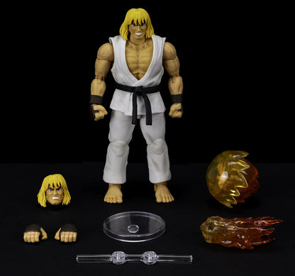 STREET FIGHTER 2 KEN PLAYER 2 WHITE VERSION 1/12 ACTION FIGURE