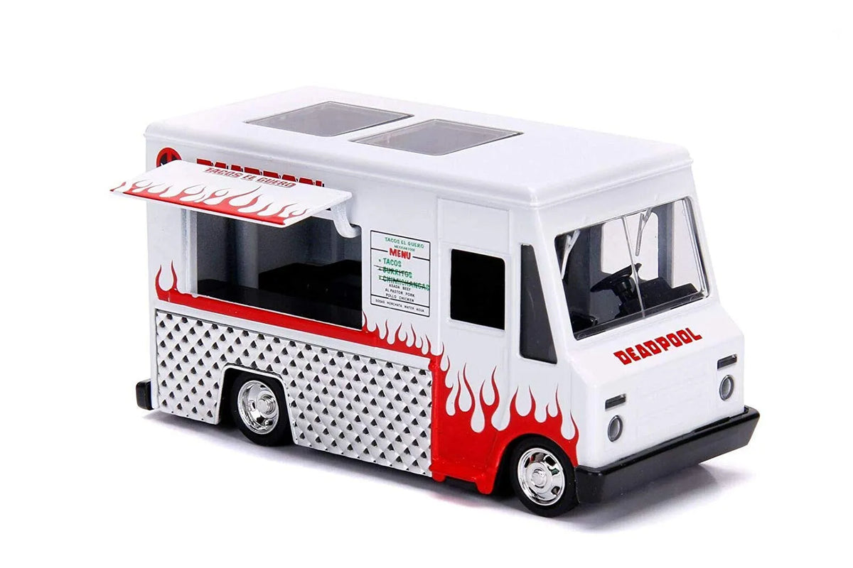 MARVEL DEADPOOL TACO FOOD TRUCK & DEADPOOL 1/24 DIE-CAST MODEL