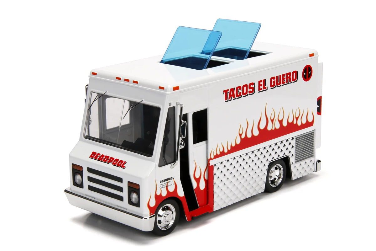 MARVEL DEADPOOL TACO FOOD TRUCK & DEADPOOL 1/24 DIE-CAST MODEL