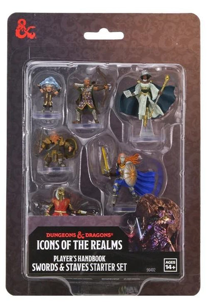 DUNGEONS & DRAGONS ICONS OF THE REALMS PLAYER HANDBOOK SWORDS & STAVES STARTER SET