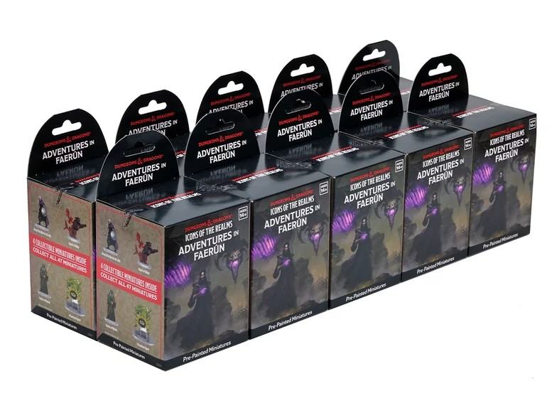 DUNGEONS & DRAGONS ICONS OF THE REALMS ADVENTURES IN FAERUN BOOSTER BRICK(10)