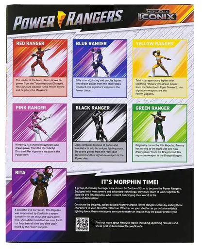 HASBRO HEROCLIX ICONIX POWER RANGERS