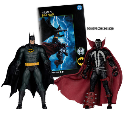 DC MCFARLANE COLL ED BATMAN & SPAWN 2PK ACTION FIGURE