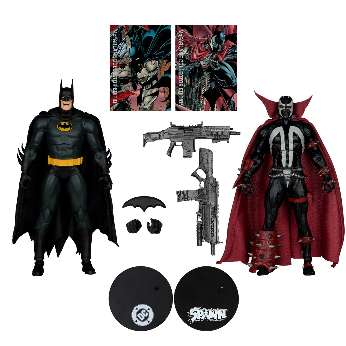 DC MCFARLANE COLL ED BATMAN & SPAWN 2PK ACTION FIGURE