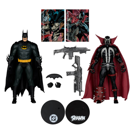 DC MCFARLANE COLL ED BATMAN & SPAWN 2PK ACTION FIGURE