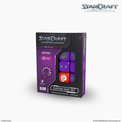 STARCRAFT ZERG CUSTOM DICE SET