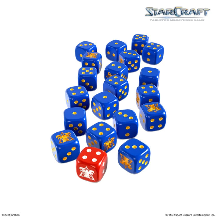 STARCRAFT TERRAN CUSTOM DICE SET