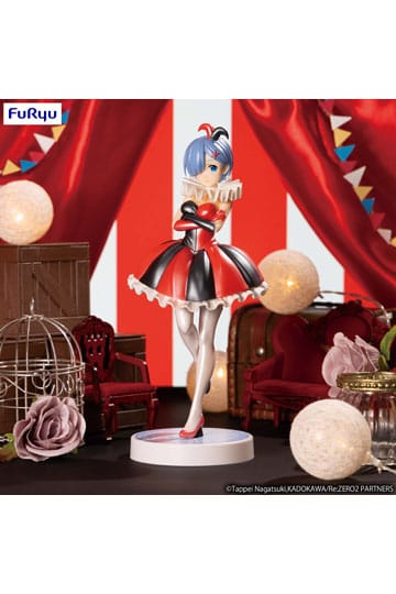 Re ZERO SSS Statua in PVC Rem in Circus Pearl Color Ver 21 cm Furyu
