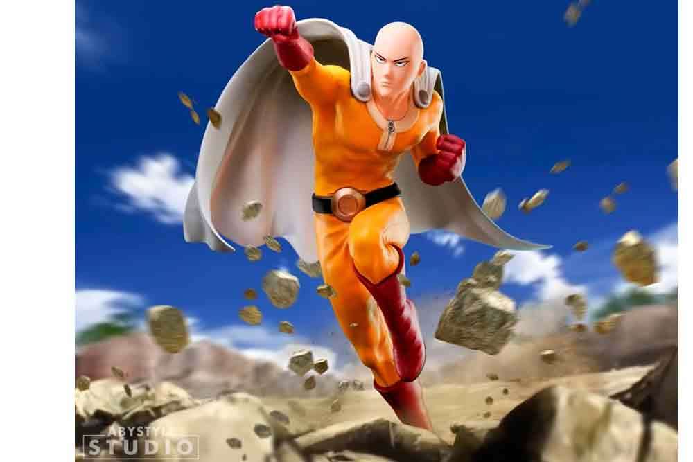 One Punch Man Saitama Super Figure Collection 21 cm Statua Abystyle Studio