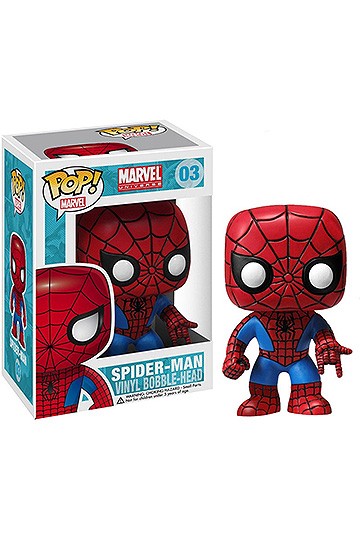 Favoloso Funko Pop Spider Man Marvel Comics 9 cm