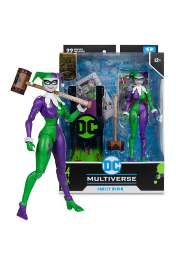 Harley Quinn Jokerizzata DC Multiverse Action Figure Classic(Gold Label) 18 cm