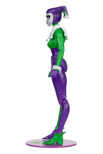 Harley Quinn Jokerizzata DC Multiverse Action Figure Classic(Gold Label) 18 cm
