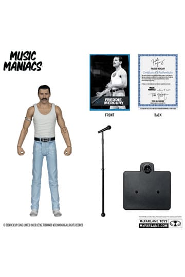 Music Maniacs Rock Action Figure Freddy Mercury 15 cm