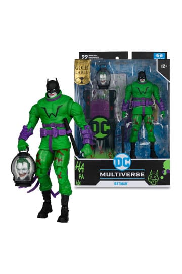 Batman Action Figure( Last Knight on Earth) Jokerizzato (Etichetta Oro) 18 cm