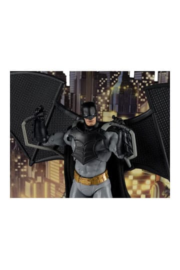Batman con Bat-Glider (La tredicesima ora) Action Figure (Etichetta oro) 18 cm