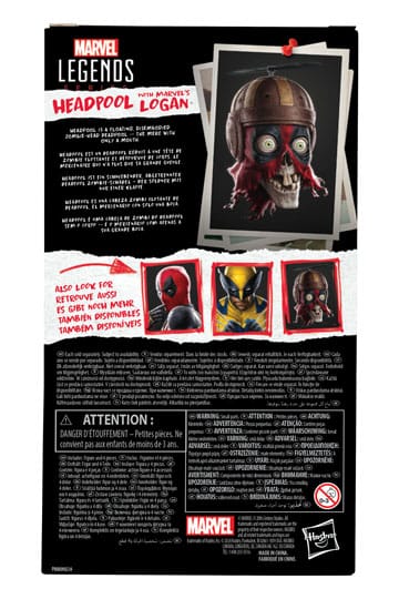 Deadpool &amp; Wolverine Marvel Action Figure Headpool with Marvel's Logan 15 cm