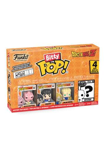 Dragon Ball Bitty POP! Confezione da 4 personaggi in vinile Serie 3 2,5 cm